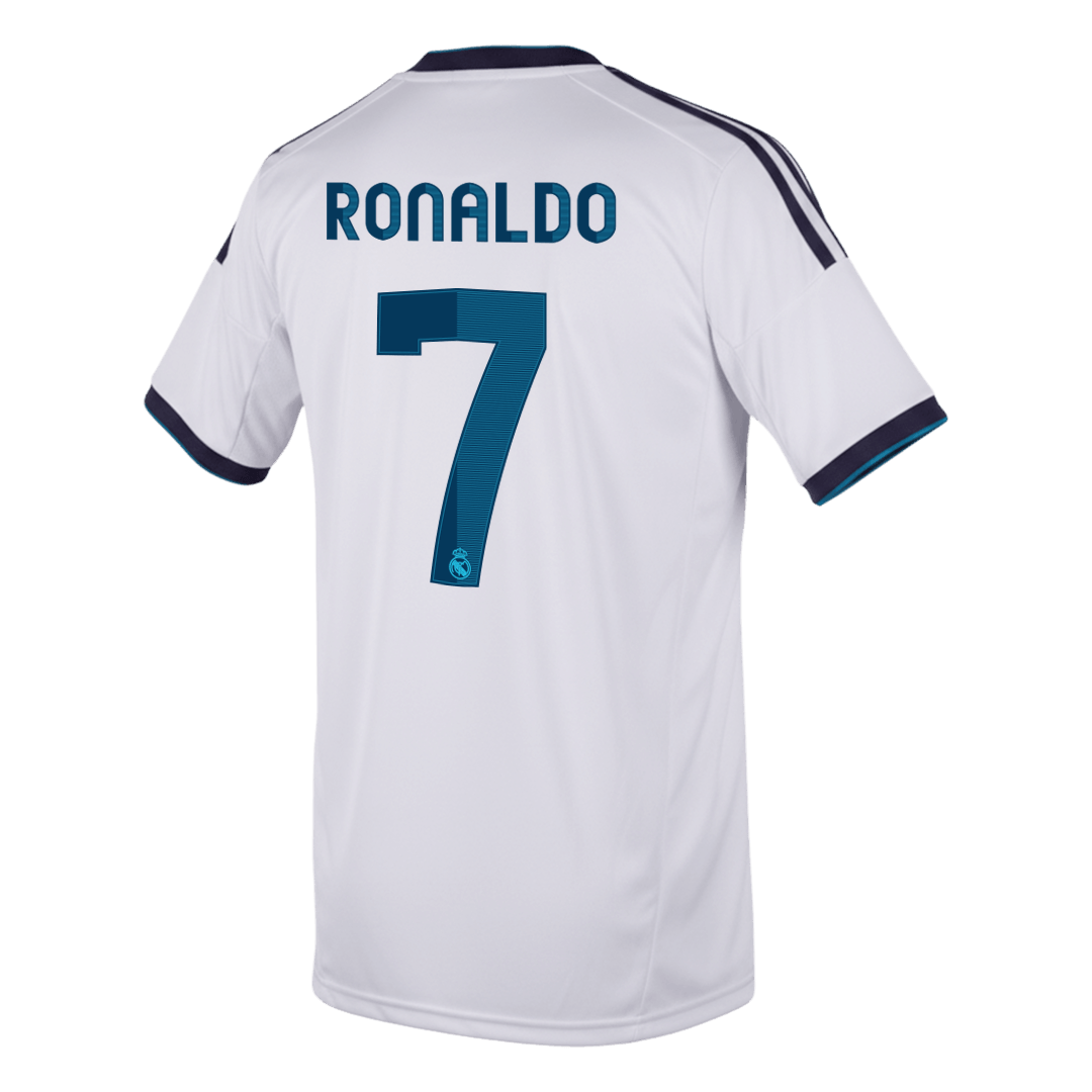 RONALDO #7 Retro Real Madrid Thuis Voetbalshirt 2012/13