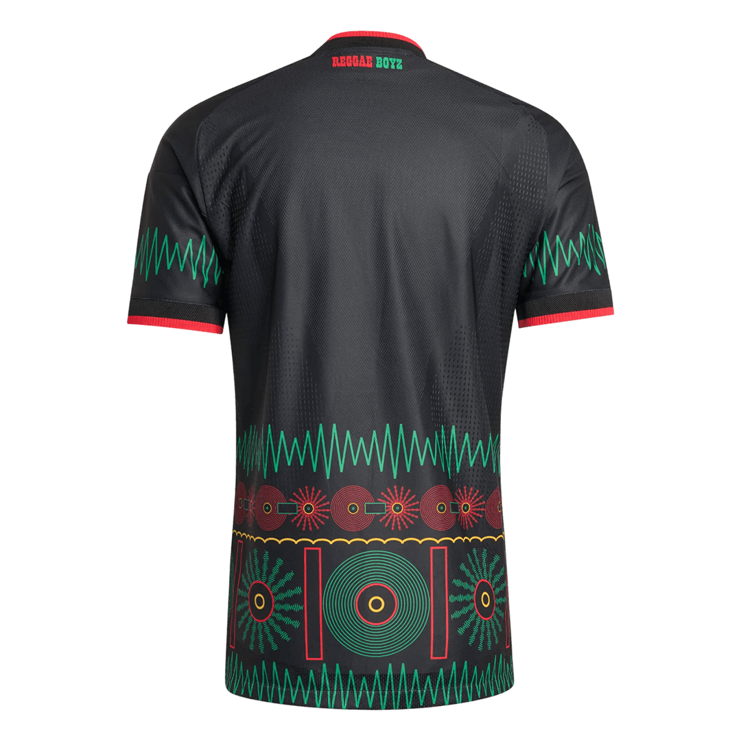 Jamaica Uit Spelersversie Voetbalshirt WK Voetbal 2026 - Slim Fit - detail