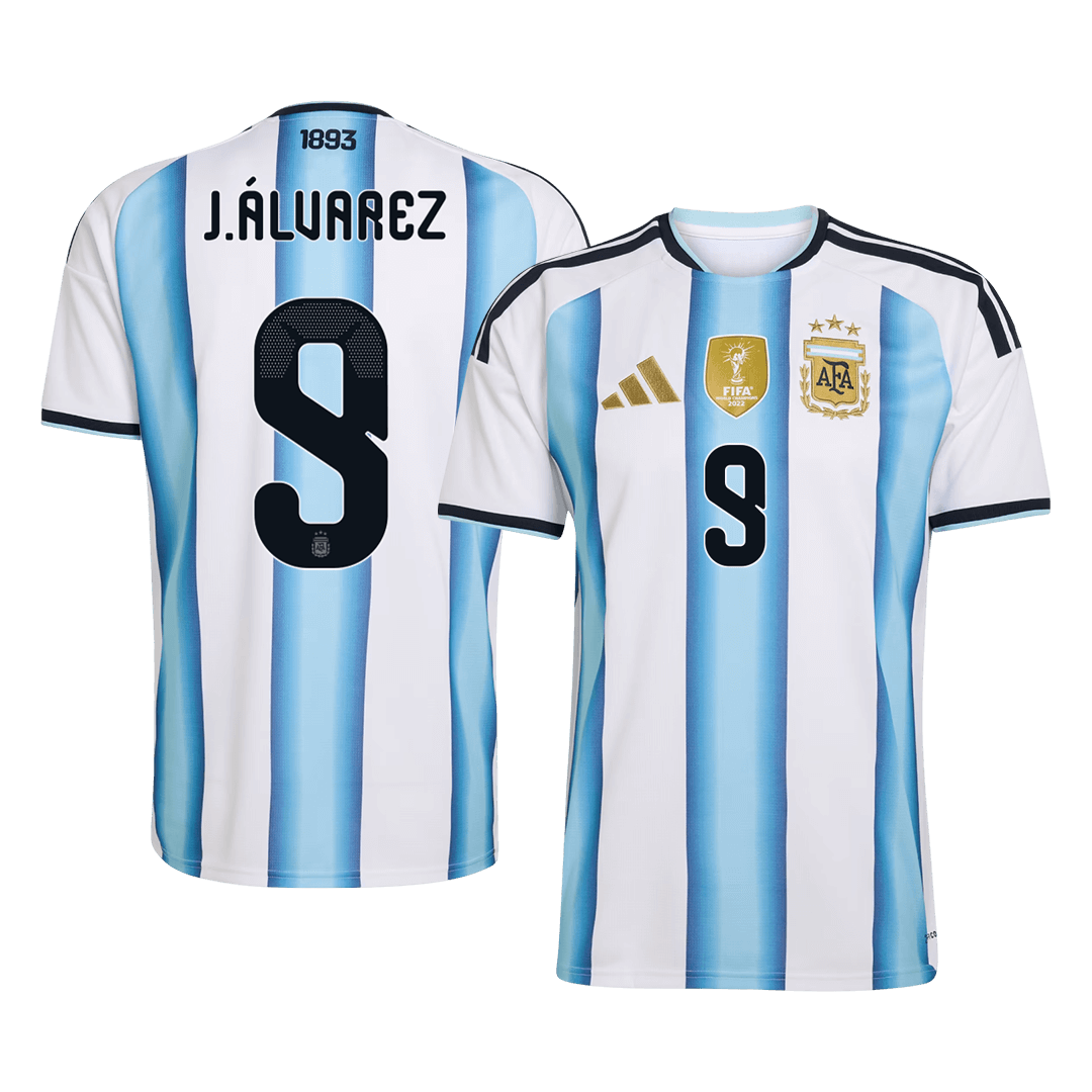 J.ÁLVAREZ #9 Heren Argentina Thuis Voetbalshirt 2026