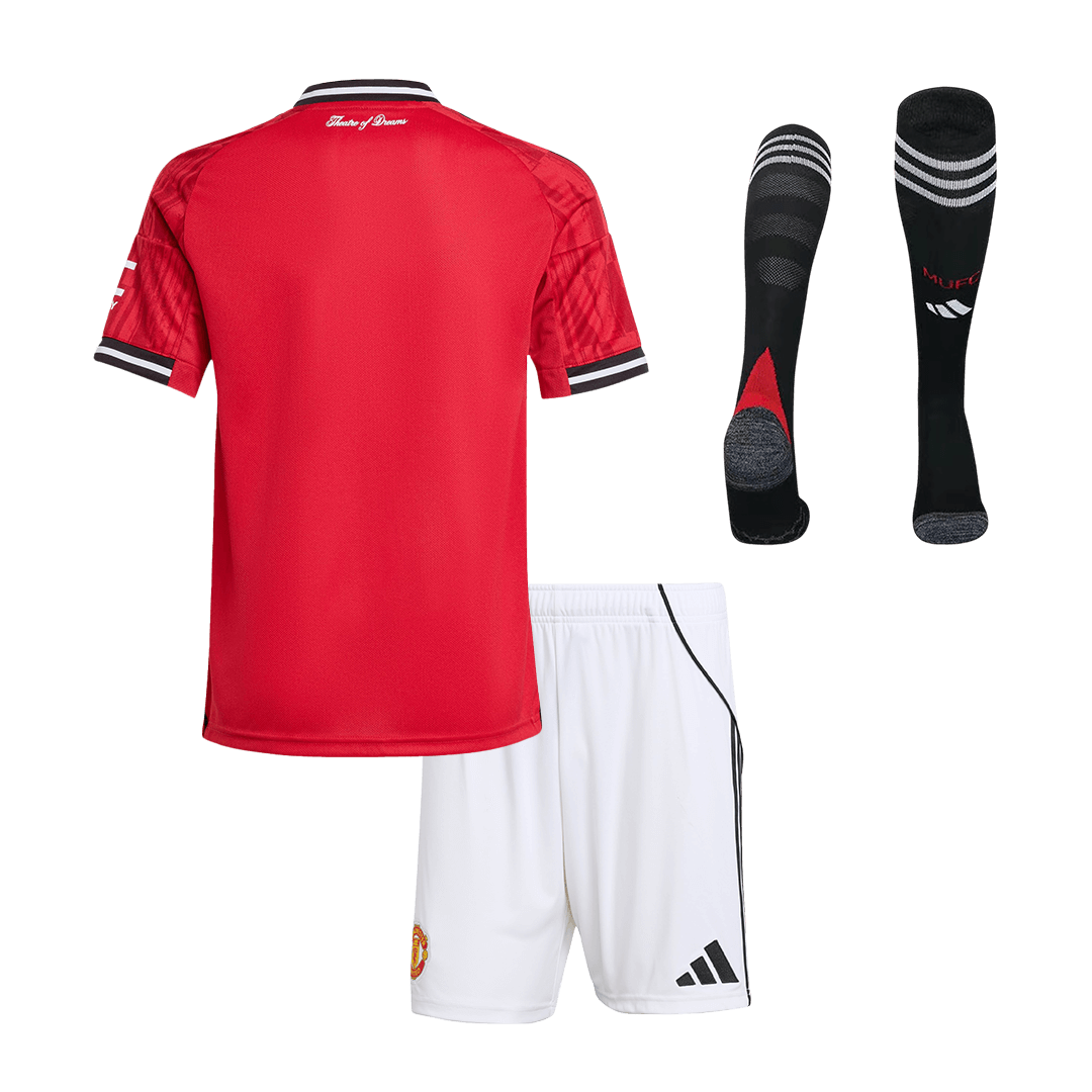 Jeugd Manchester United Thuis Tenue 2025/26