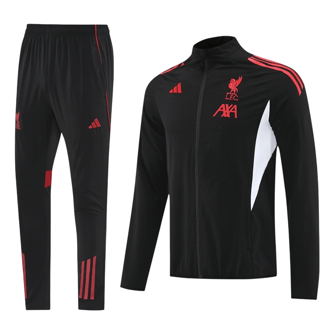 Liverpool Trainingsjack Set(top+broek) 2025/26 Black