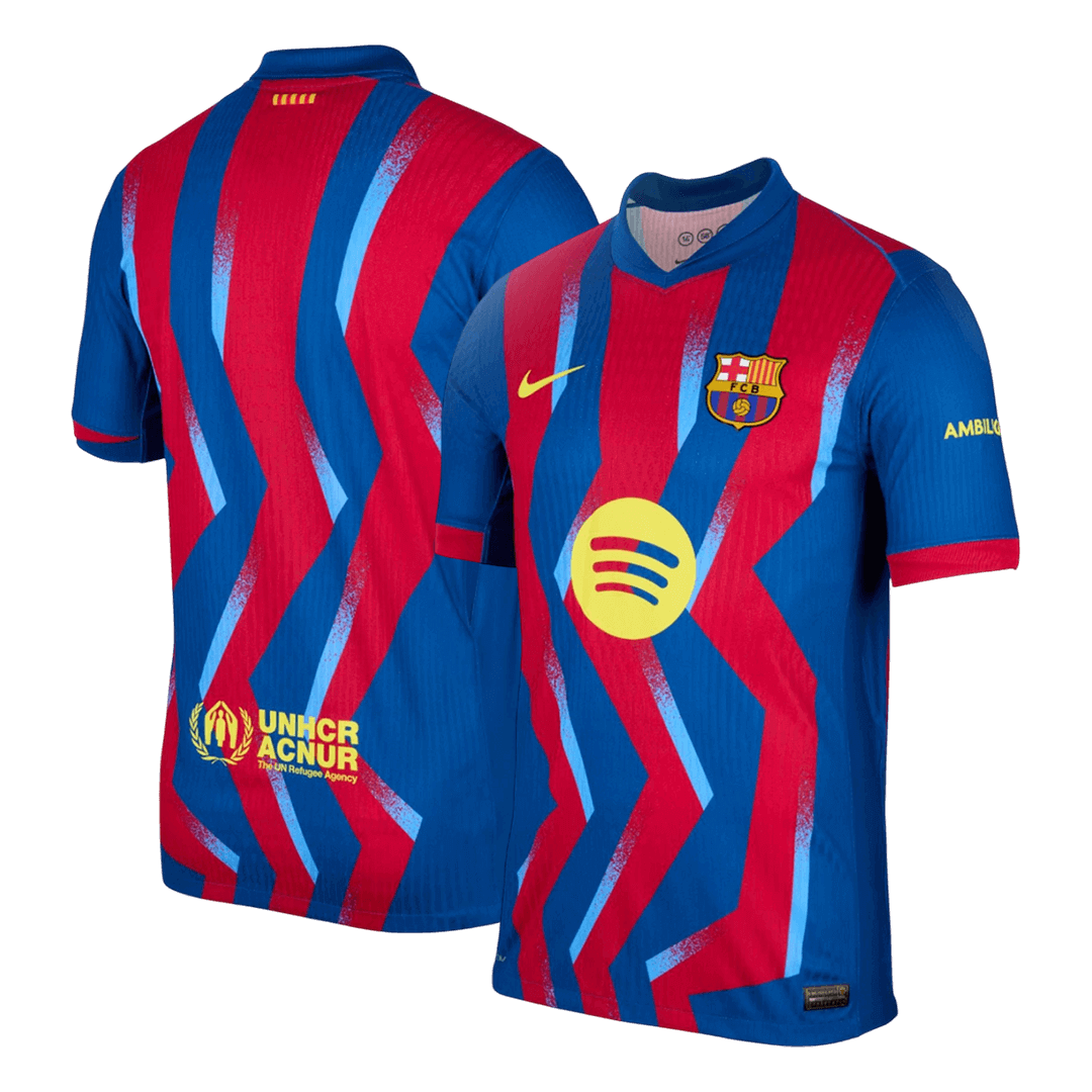 Barcelona Vierde Uitshirt Spelersversie Voetbalshirt 2025/26 - Slim Fit