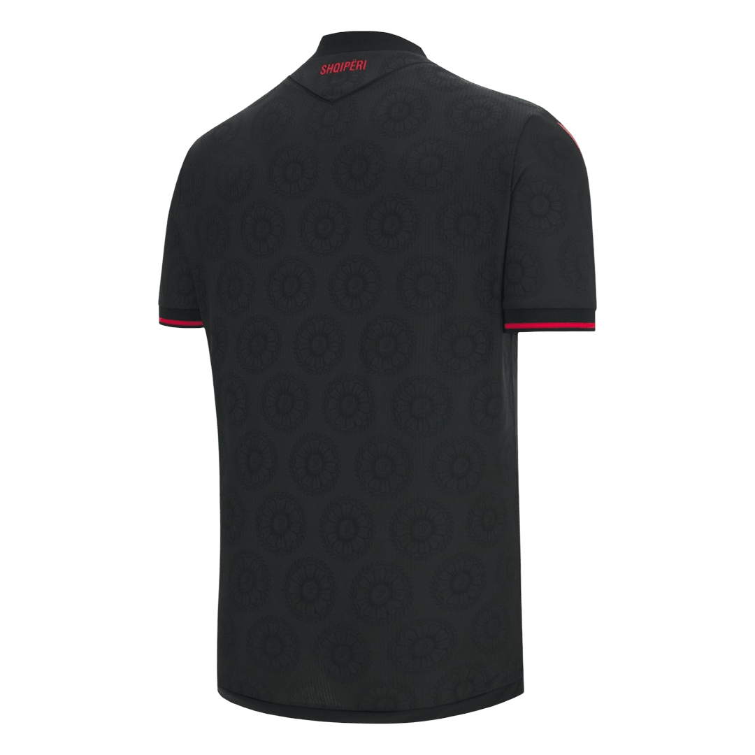Heren Albania Voetbalshirt WK Voetbal 2026 - detail