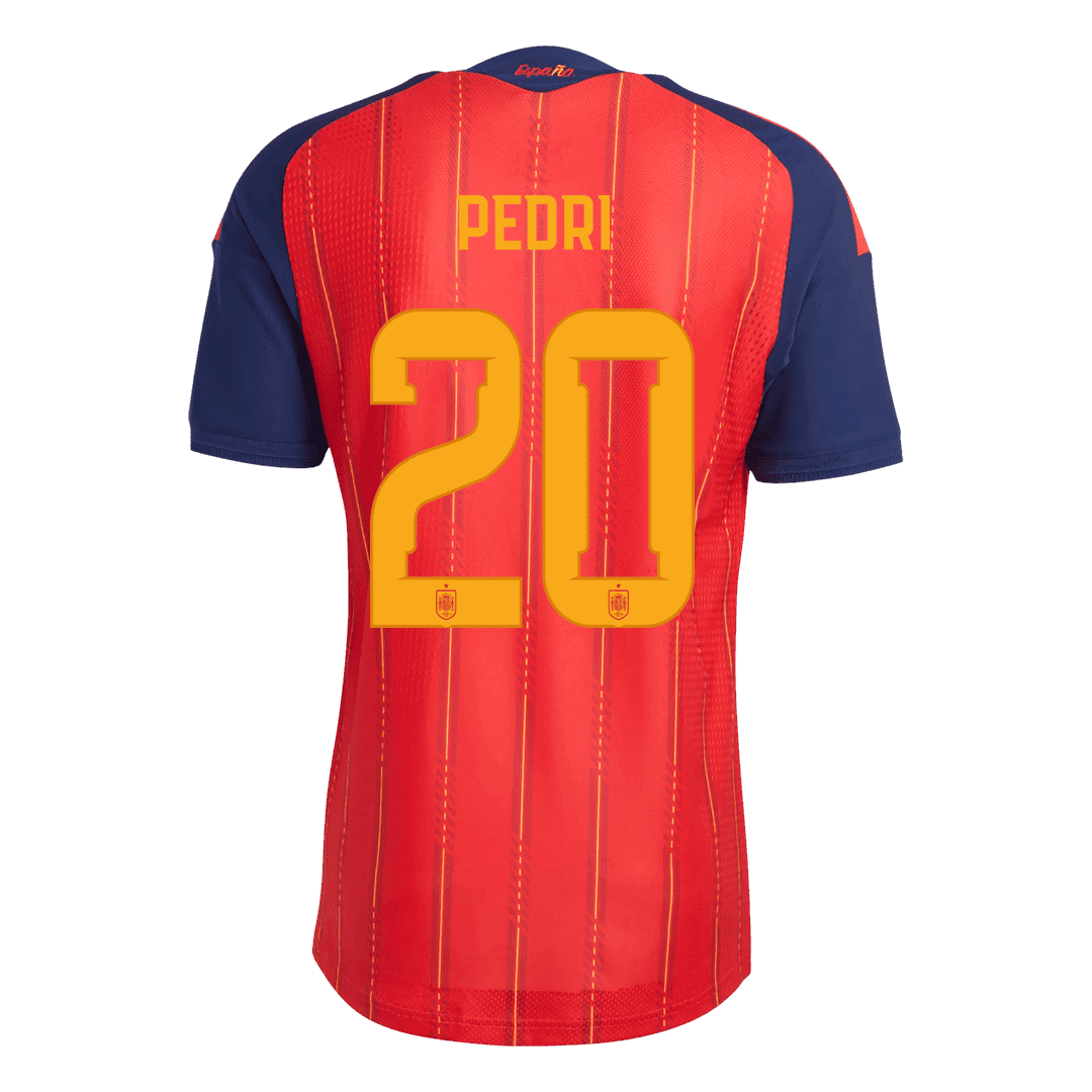 PEDRI #20 Spanje Spelersversie thuisshirt WK Voetbal 2026 - slim fit【Kampioenseditie】