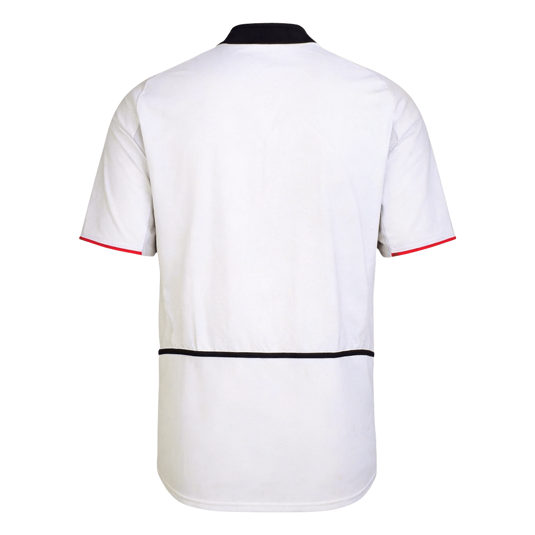 Retro Manchester United Uit Voetbalshirt 2002/03 - achterkant