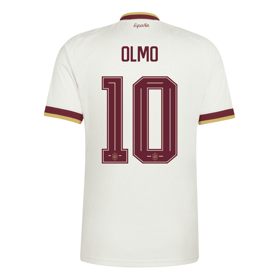 OLMO #10 Heren Spanje Uitshirt WK Voetbal 2026【Kampioenseditie】