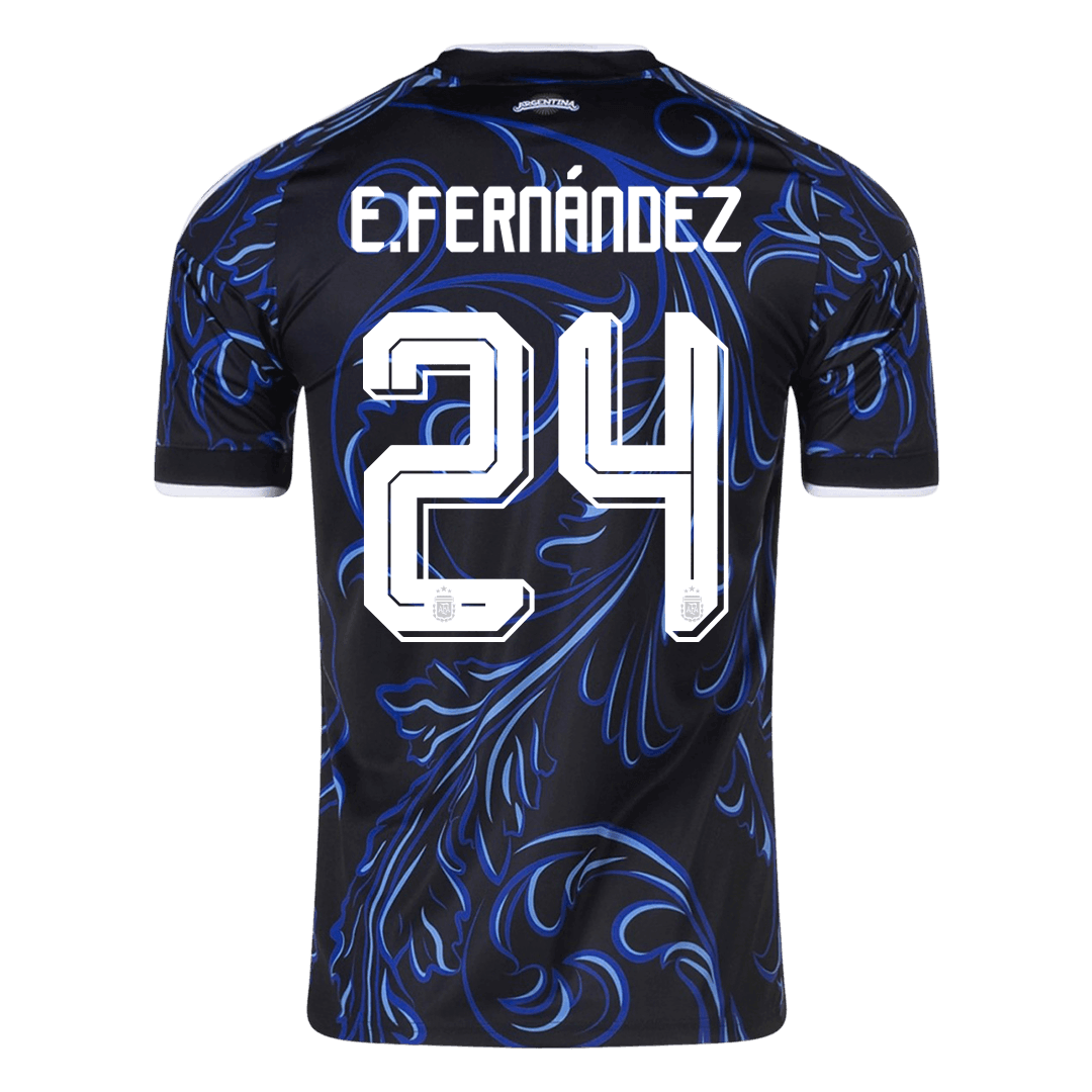 E. FERNÁNDEZ #24 Heren Argentina Uit Voetbalshirt WK Voetbal 2026
