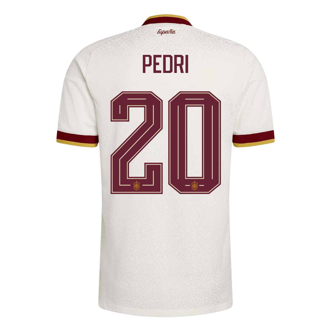PEDRI #20 Spain Uit Spelersversie Voetbalshirt WK Voetbal 2026 - Slim Fit