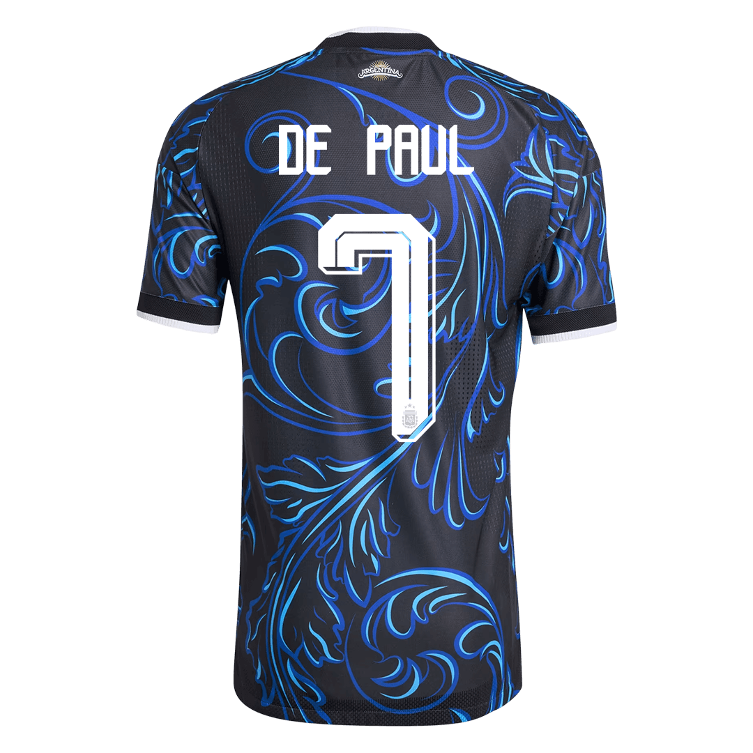 DE PAUL #7 Argentina Uit Spelersversie Voetbalshirt WK Voetbal 2026 - Slim Fit