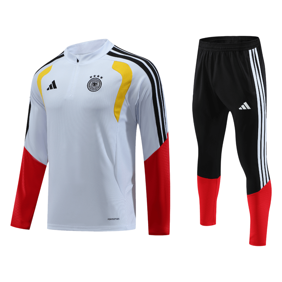 Germany Joggingpak met rit Set(top+broek) 2026 White