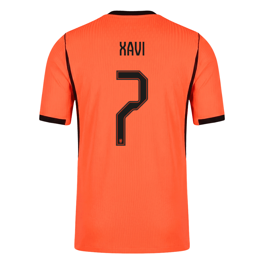 XAVI #7 Netherlands Thuis Spelersversie Voetbalshirt WK Voetbal 2026 - Slim Fit