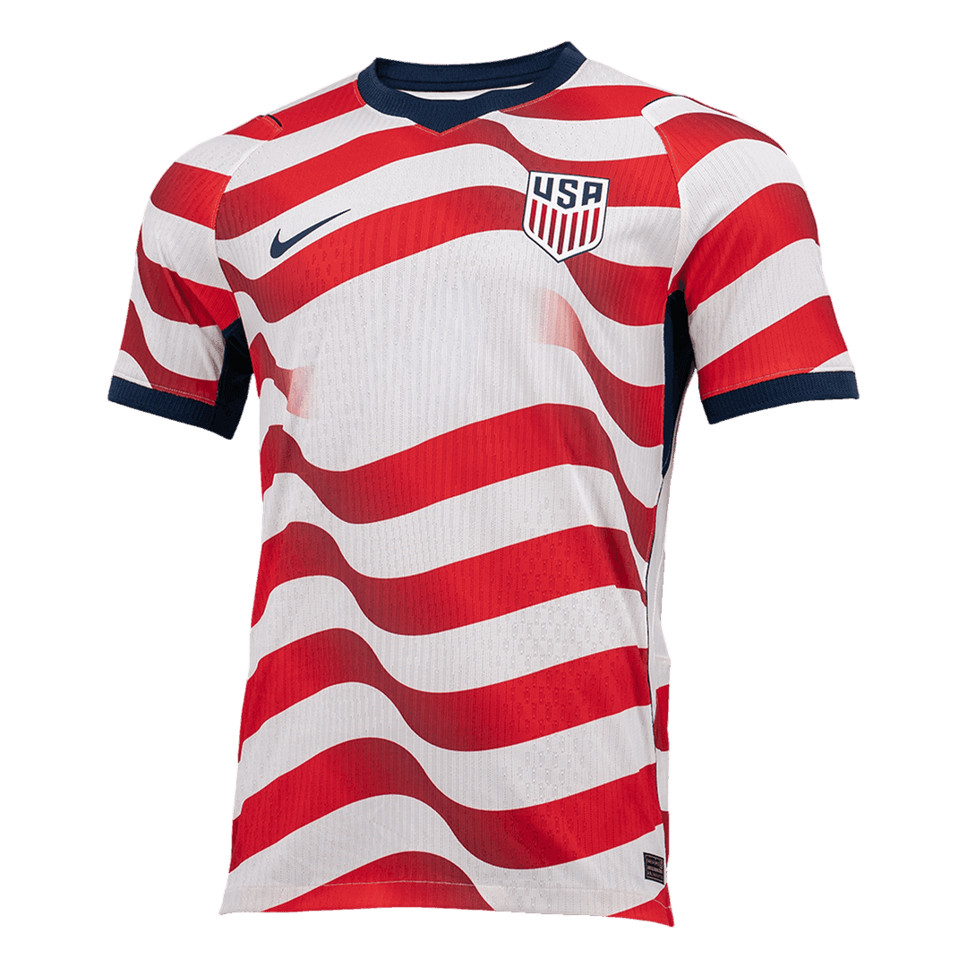 USA Thuis Spelersversie Voetbalshirt WK Voetbal 2026 - Slim Fit - voorkant