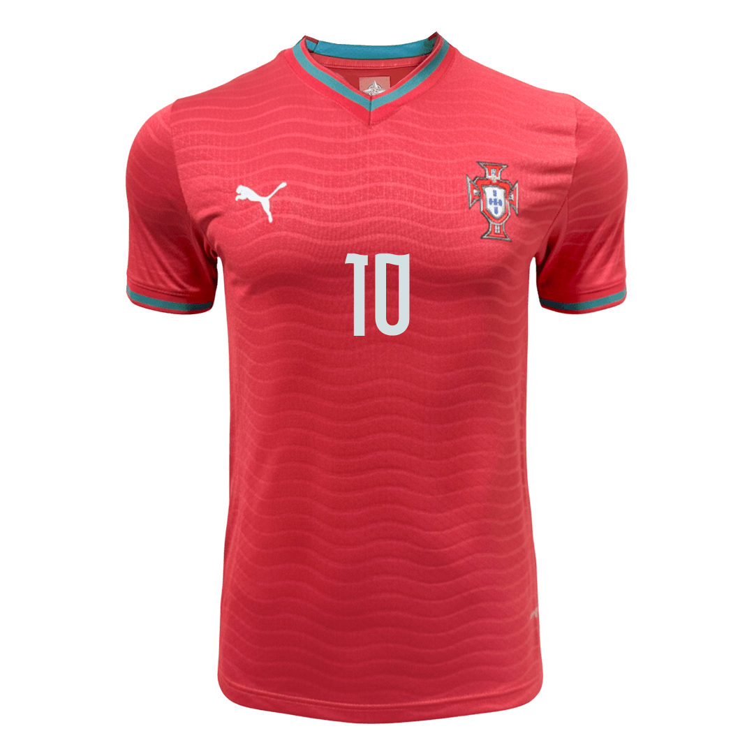 BERNARDO #10 Portugal Thuis Spelersversie Voetbalshirt 2026 - Slim Fit