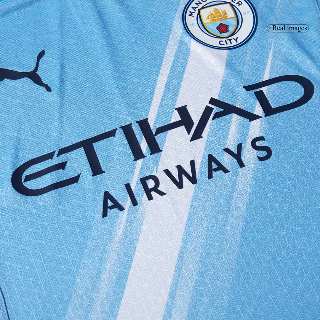 RODRIGO #16 Manchester City Thuis Spelersversie Voetbalshirt 2025/26 - Slim Fit