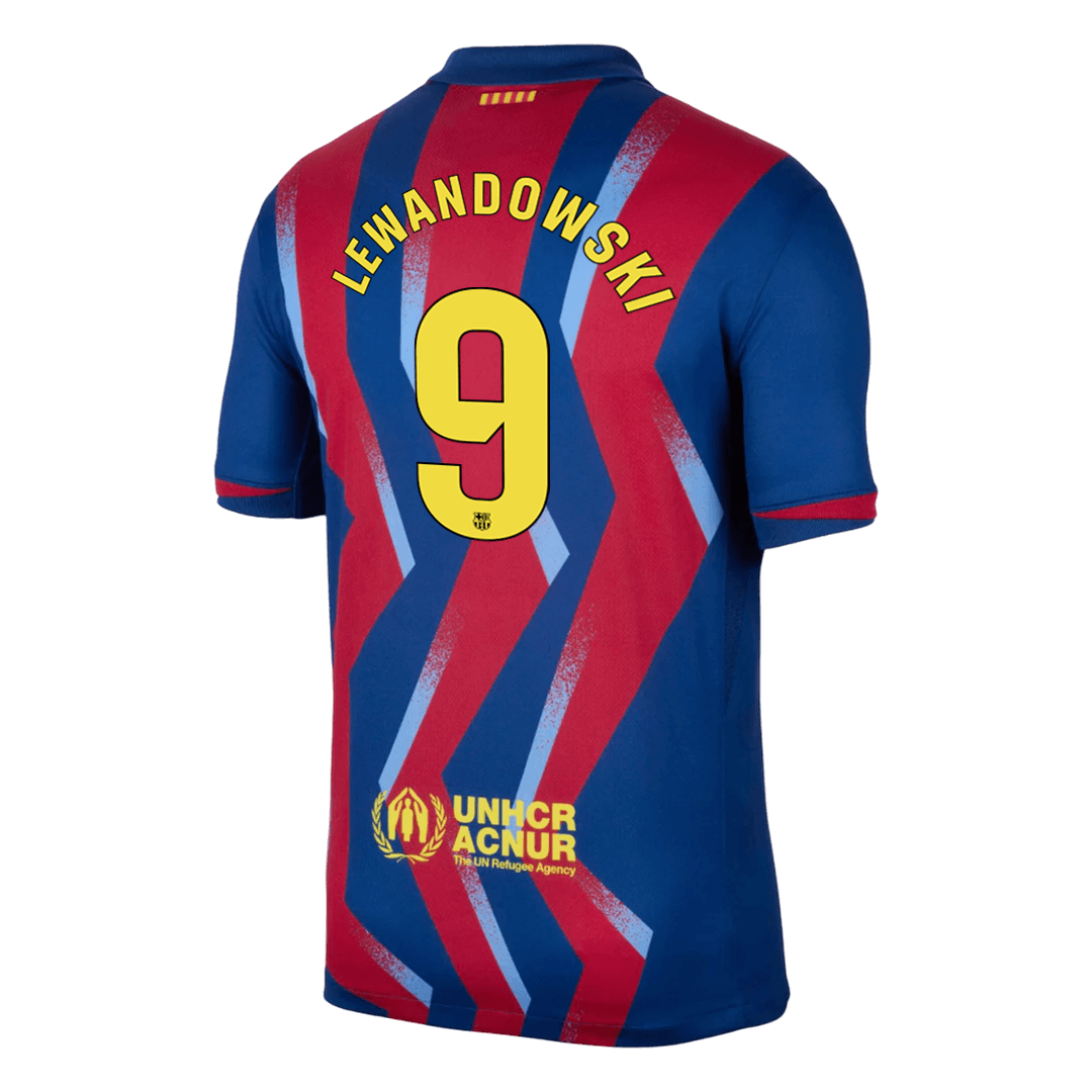 LEWANDOWSKI #9 Heren Barcelona Vierde Uitshirt Voetbalshirt 2025/26
