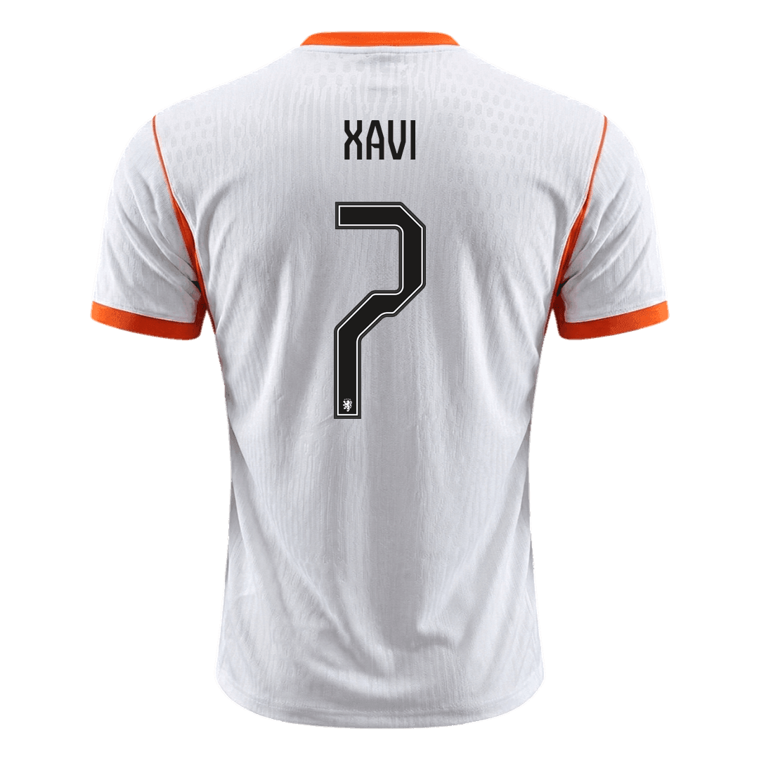 XAVI #7 Netherlands Uit Spelersversie Voetbalshirt WK Voetbal 2026 - Slim Fit