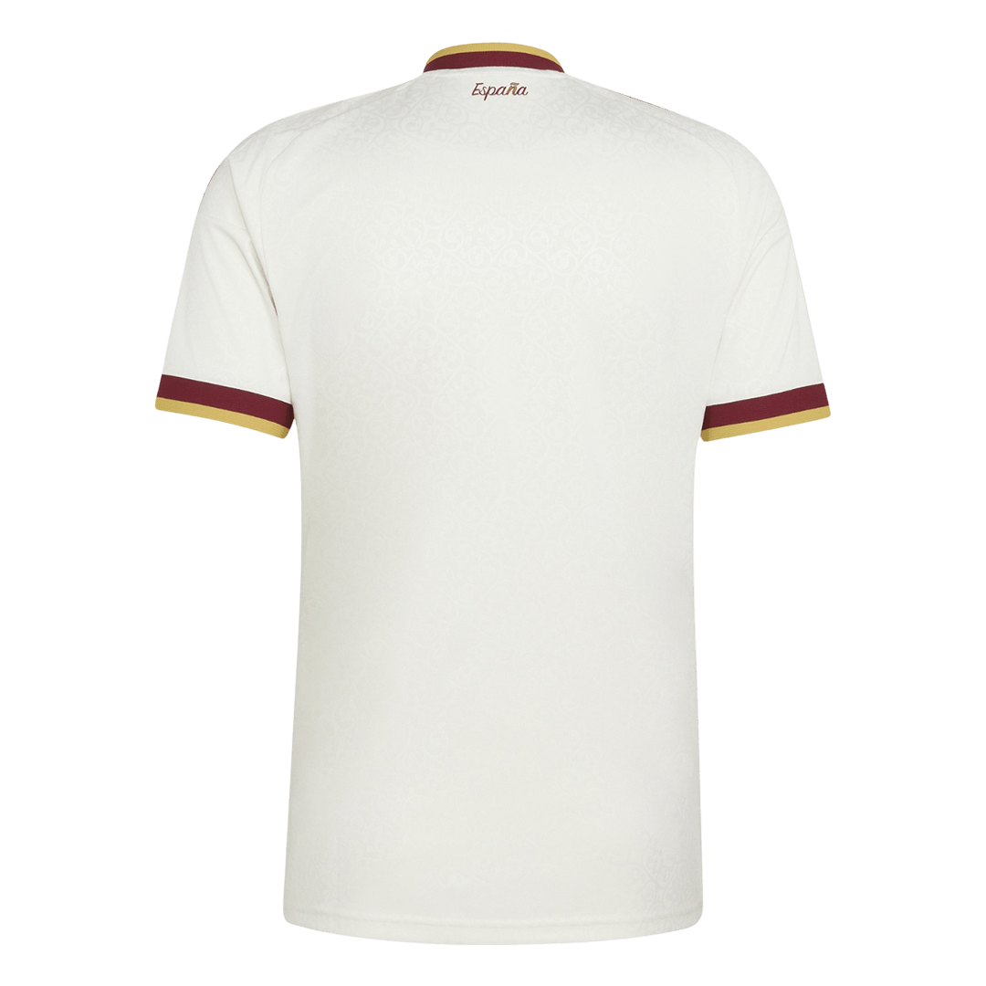 Heren Spain Uit Voetbalshirt WK Voetbal 2026 - detail