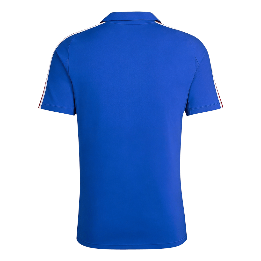 Retro France Thuis Voetbalshirt 1984 - achterkant
