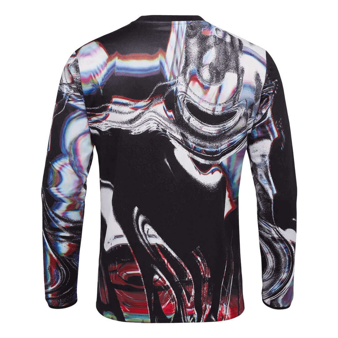 Maillot de football à manches longues d'avant-match de Manchester United pour hommes, saison 2025/26