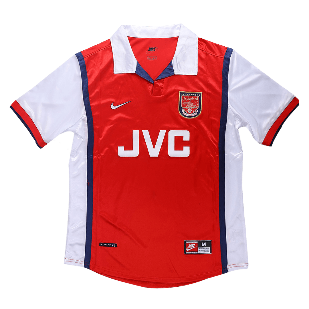 Retro Arsenal Thuis Voetbalshirt 1998/99 - zijkant