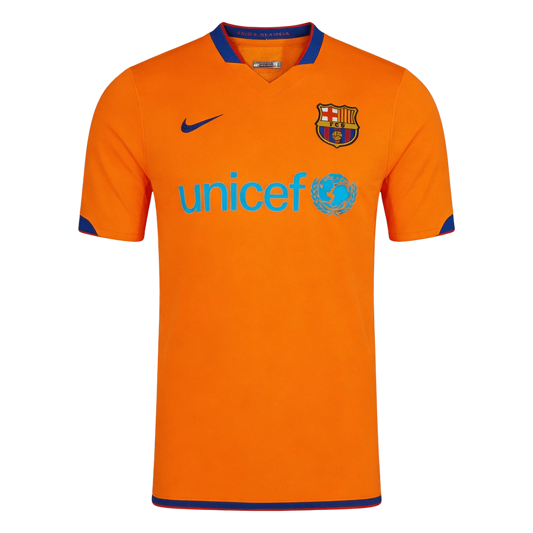 Retro Barcelona Uit Voetbalshirt 2006/07 - voorkant