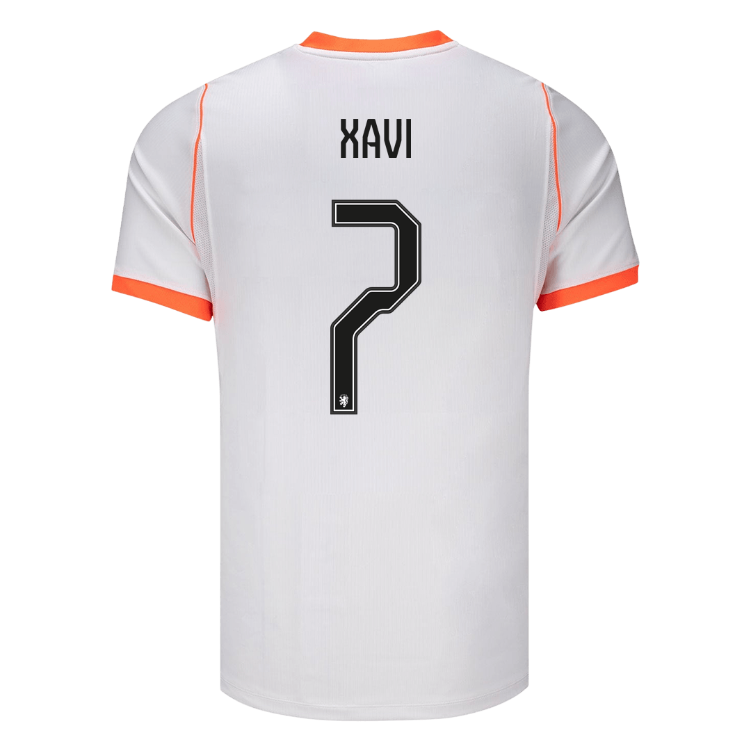XAVI #7 Heren Netherlands Uit Voetbalshirt WK Voetbal 2026