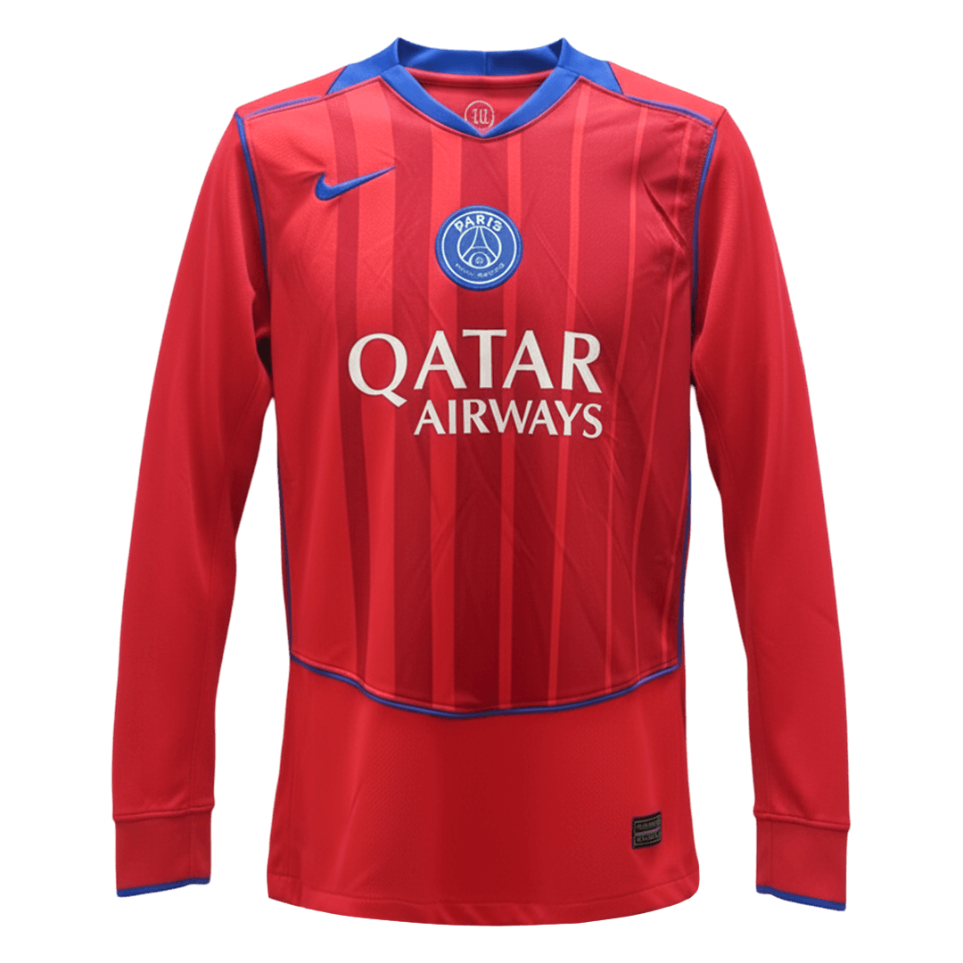 Heren PSG Lange Mouwen Voetbalshirt 2025/26