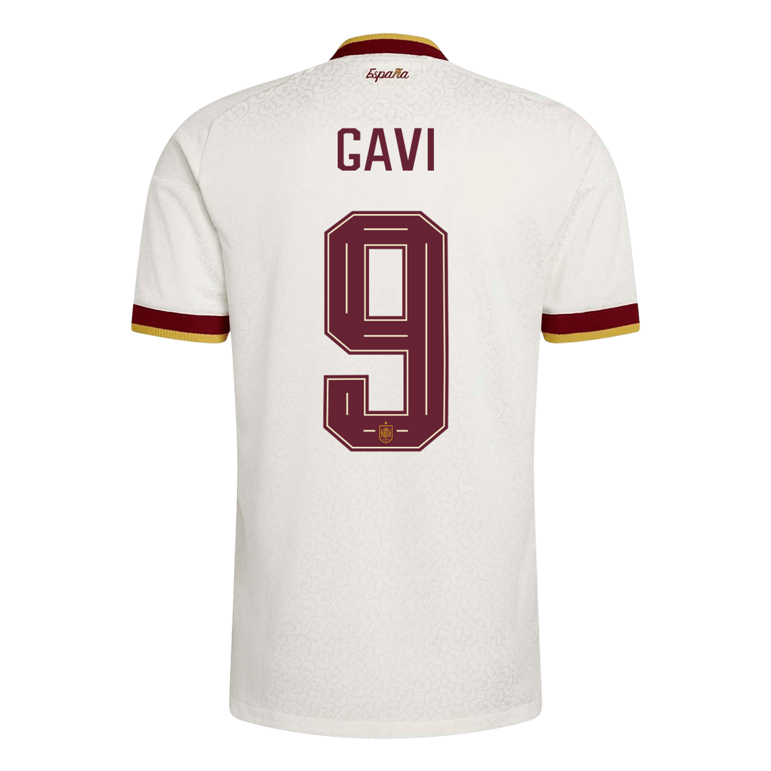 GAVI #9 Spain Uit Spelersversie Voetbalshirt WK Voetbal 2026 - Slim Fit