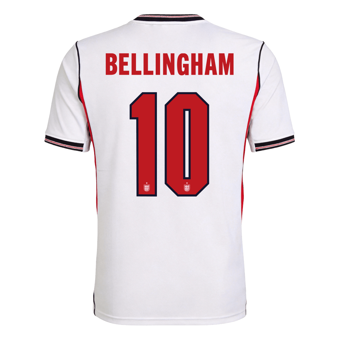 BELLINGHAM #10 Heren England Thuis Voetbalshirt WK Voetbal 2026 - detail