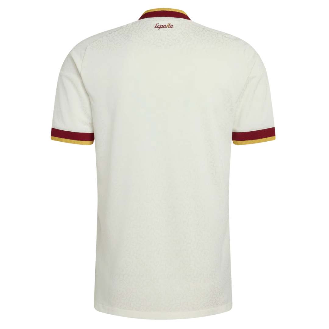 Spain Uit Spelersversie Voetbalshirt WK Voetbal 2026 - Slim Fit - achterkant