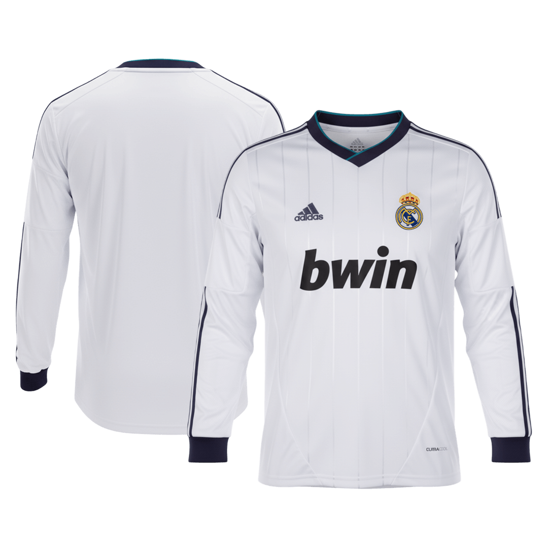 Retro Real Madrid Thuis Lange Mouwen Voetbalshirt 2012/13