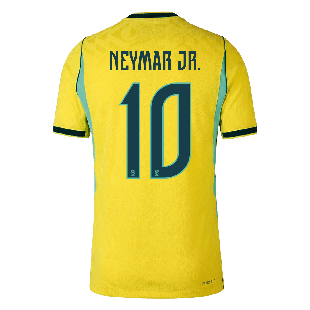 NEYMAR JR. #10 Brazil Thuis Spelersversie Voetbalshirt WK Voetbal 2026 - Slim Fit