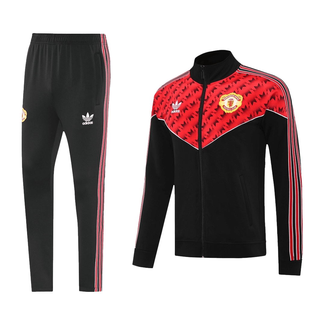 Manchester United Trainingsjack Set(Jas+Broek) 2025/26 Red&Black