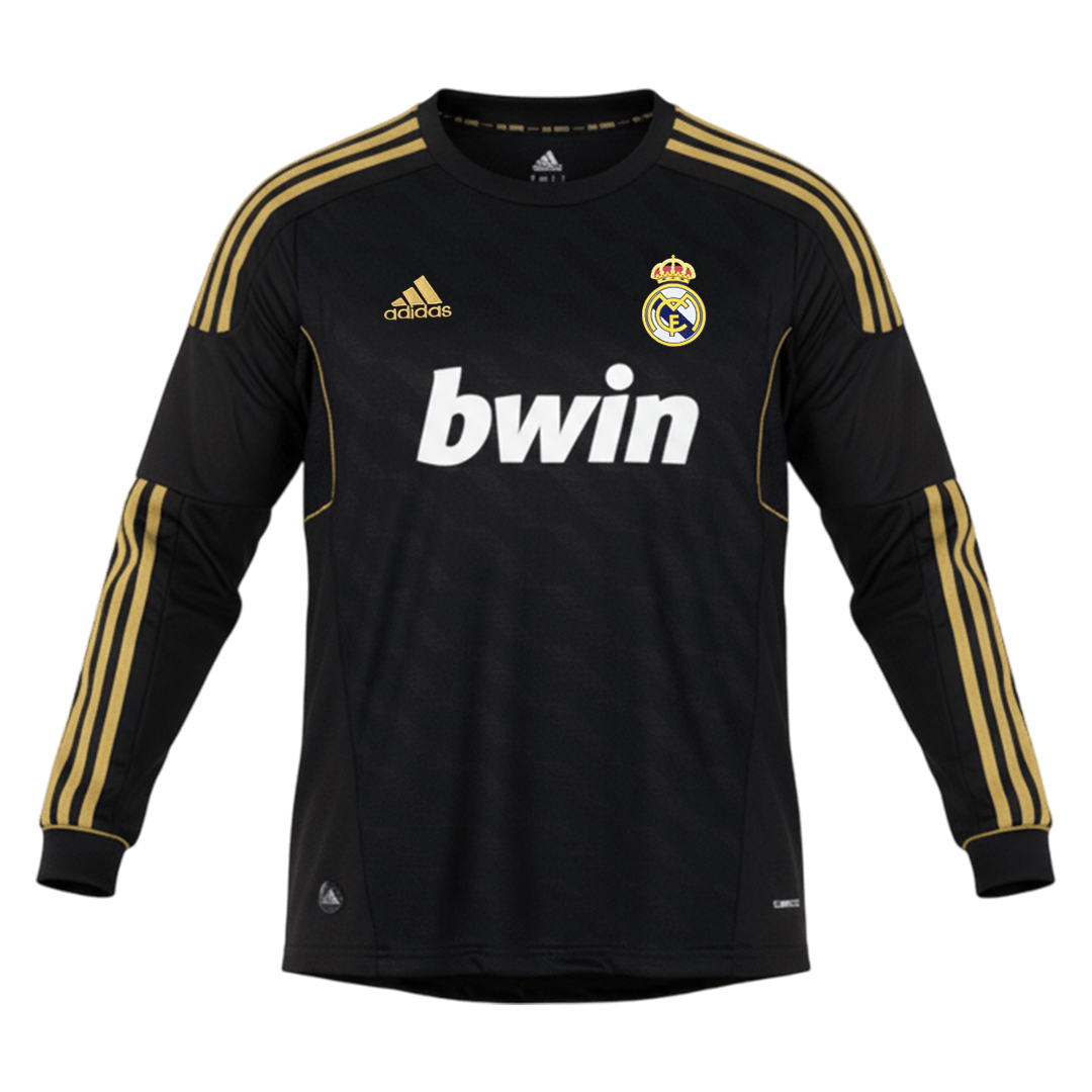 Retro Real Madrid Uit Lange Mouwen Voetbalshirt 2011/12
