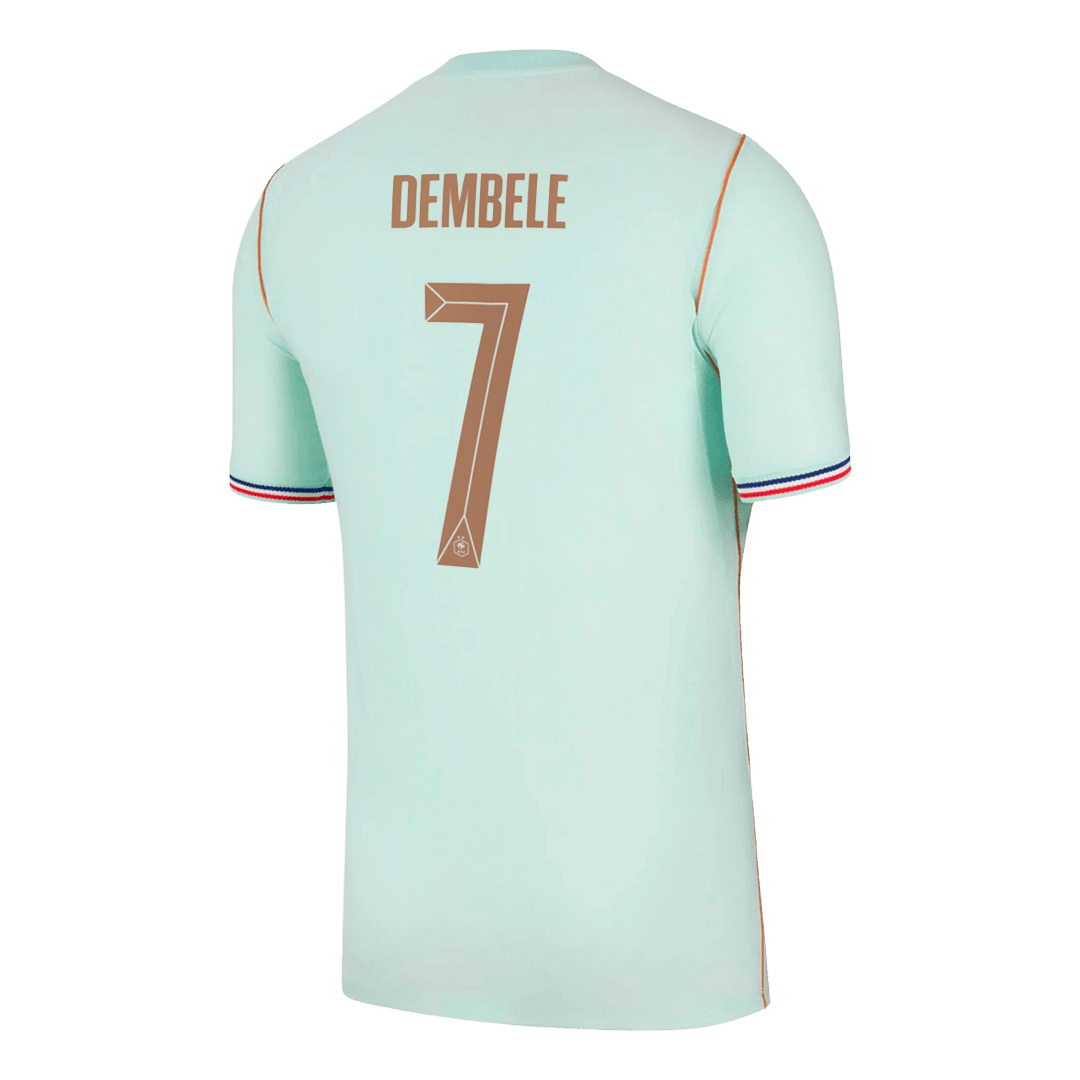 DEMBELE #7 Heren France Uit Voetbalshirt WK Voetbal 2026 - extra