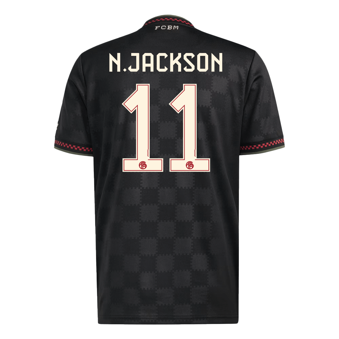 N.JACKSON #11 Heren Bayern Munich Derde Voetbalshirt 2025/26