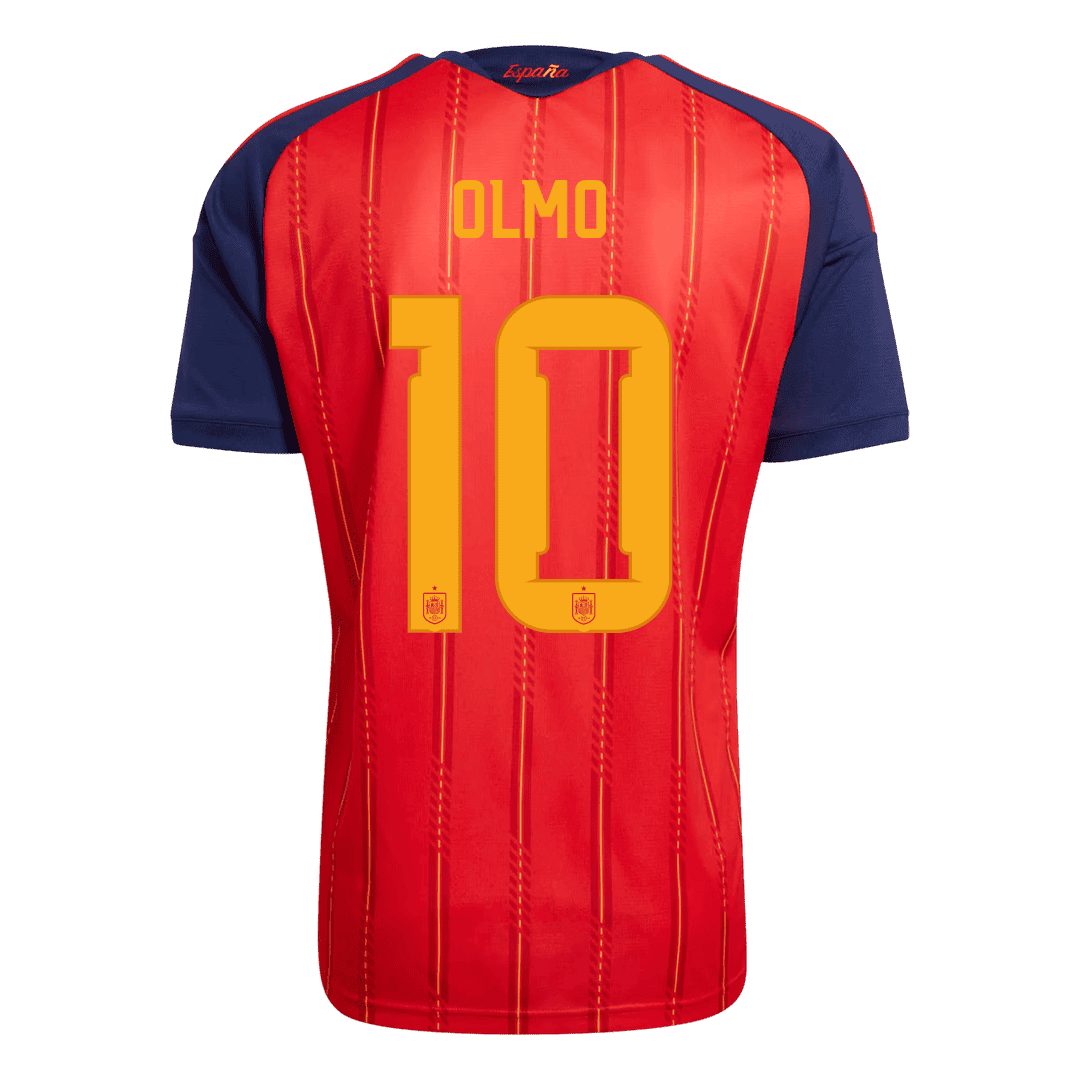 OLMO #10 Heren Spanje thuisshirt WK Voetbal 2026【Kampioenseditie】