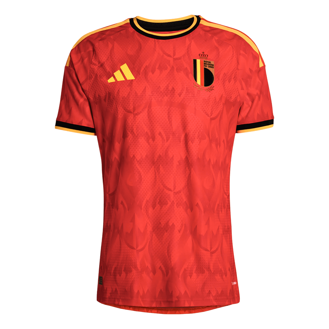 Belgie 2026 spelersversie thuisshirt productbeeld