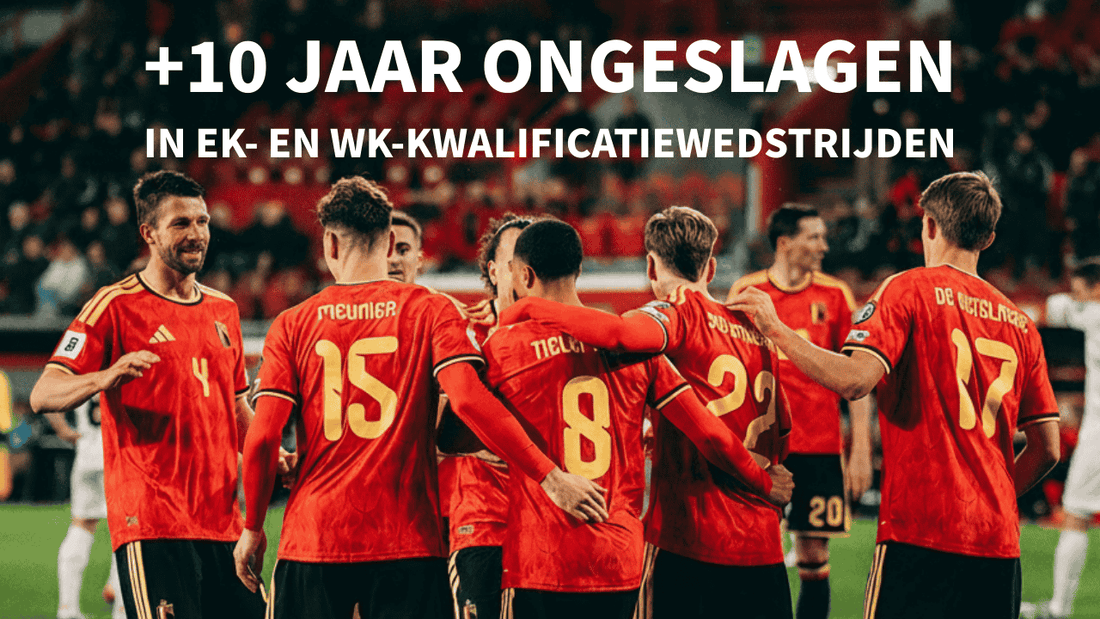 België kwalificeert zich opnieuw voor het WK — een decennium ongeslagen in de kwalificaties