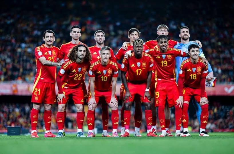 Spanje-shirtbeeld voor WK 2026 na de 1-0 zege op Portugal