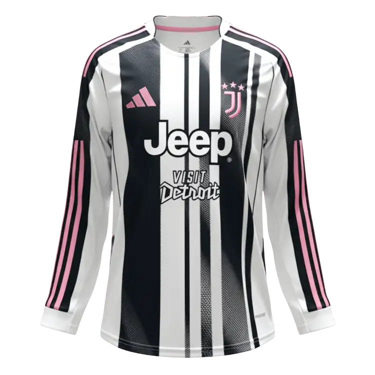 Heren Juventus Thuis Lange Mouwen Voetbalshirt 2025/26
