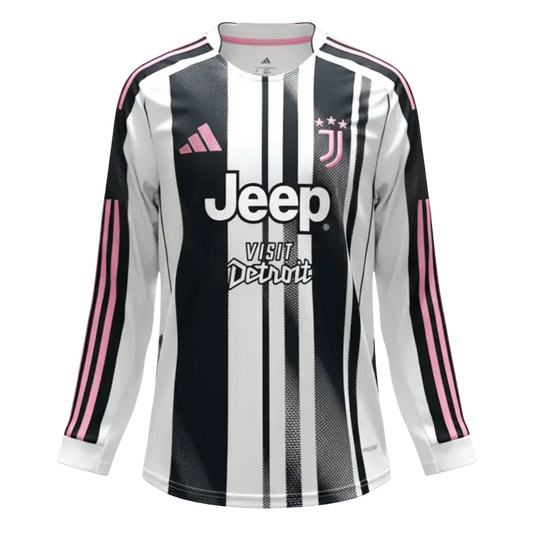 Heren Juventus Thuis Lange Mouwen Voetbalshirt 2025/26