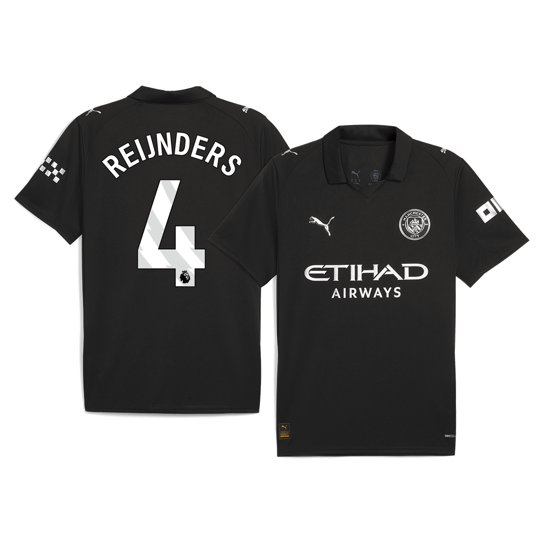 REIJNDERS #4 Heren Manchester City Uit Voetbalshirt 2025/26