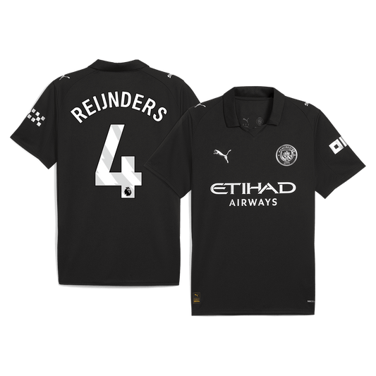 REIJNDERS #4 Heren Manchester City Uit Voetbalshirt 2025/26