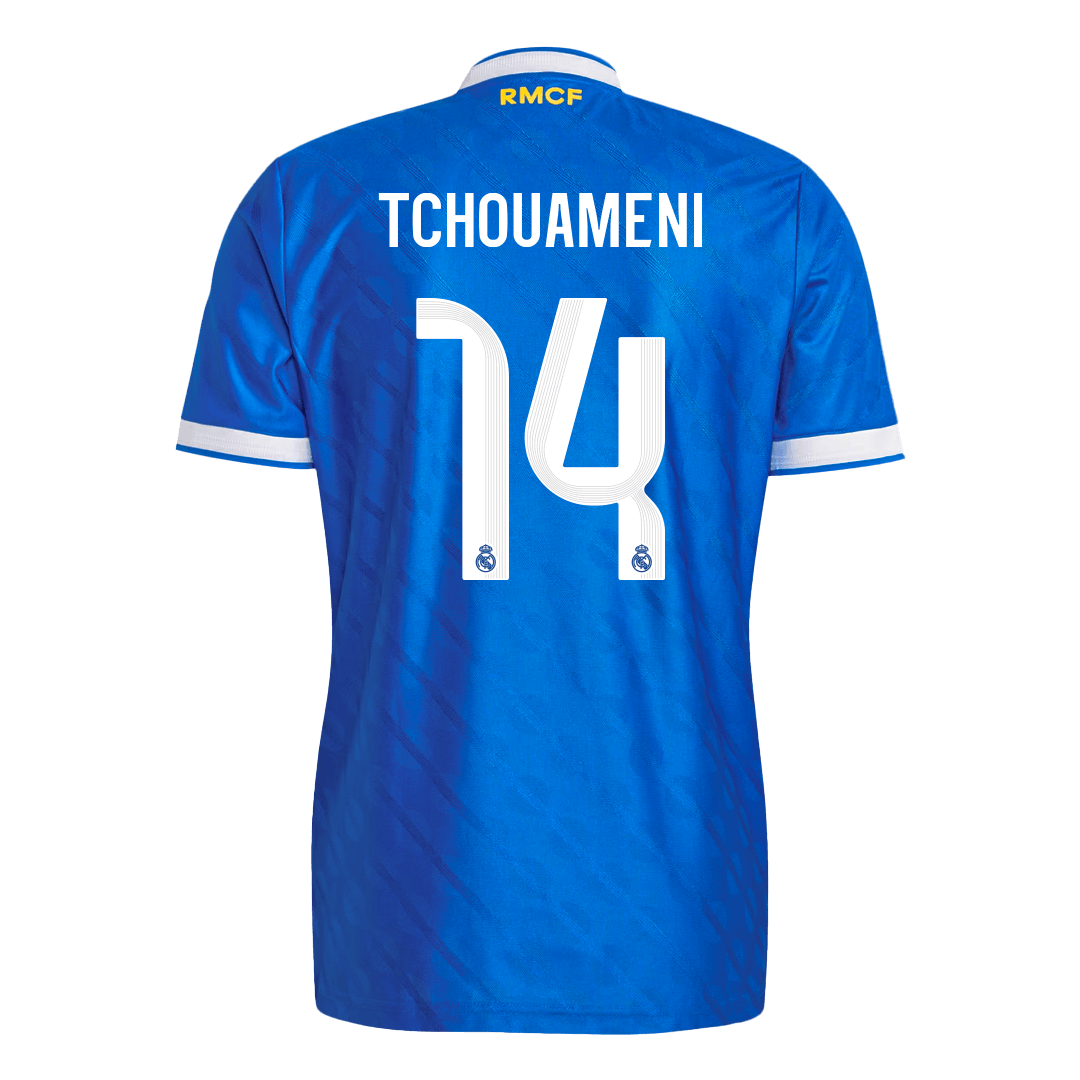 TCHOUAMENI #14 Real Madrid Derde Spelersversie Voetbalshirt 2025/26 - Slim Fit