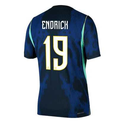 ENDRICK #19 Brazil Uit Spelersversie Voetbalshirt WK Voetbal 2026 - Slim Fit