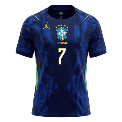 VINI JR. #7 Heren Brazil Uit Voetbalshirt WK Voetbal 2026 - foto 9