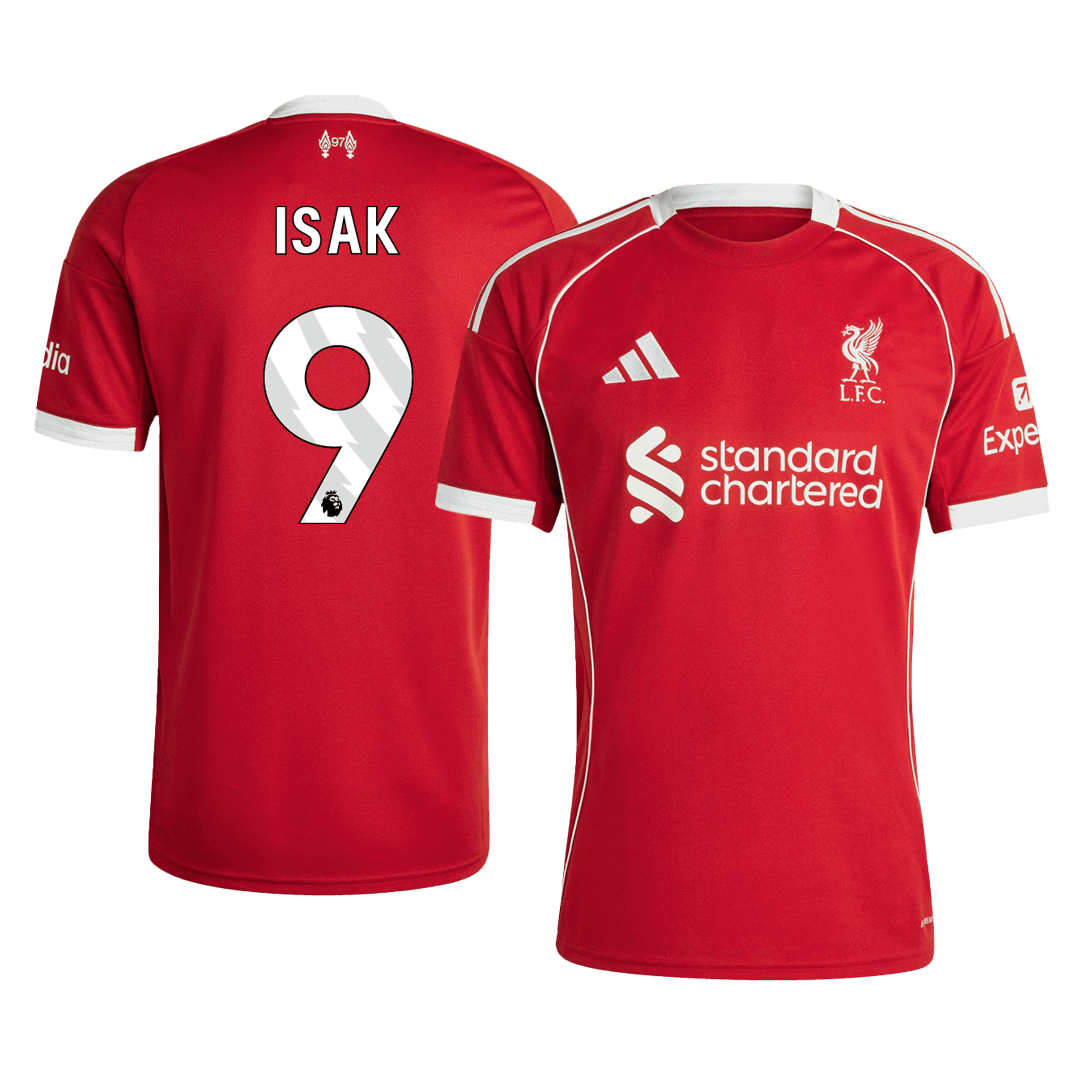 ISAK #9 Heren Liverpool Thuis Voetbalshirt 2025/26