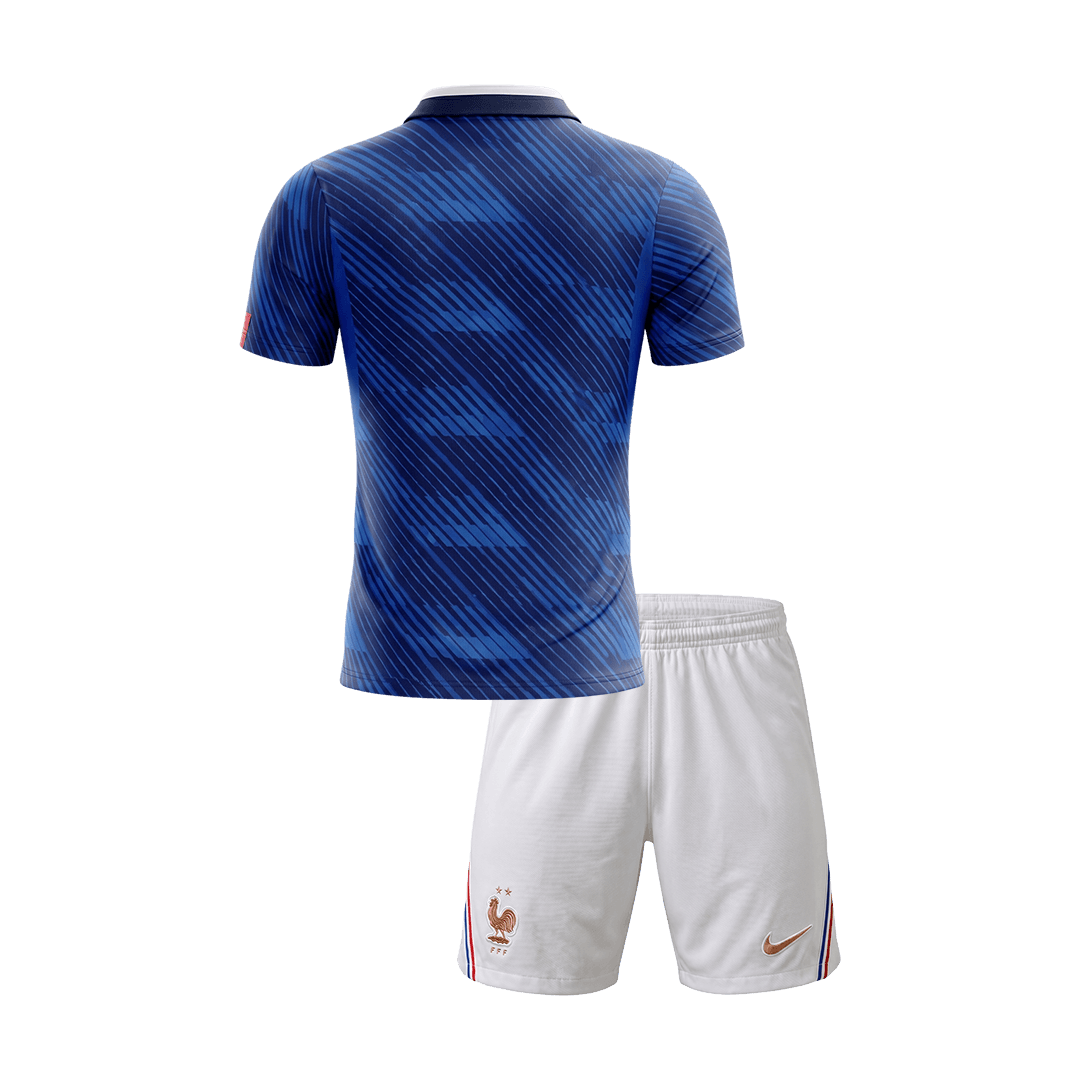 Jeugd France Thuis Tenue WK Voetbal 2026 - achterkant