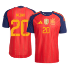 PEDRI #20 Spanje Spelersversie thuisshirt WK Voetbal 2026 - slim fit【Kampioenseditie】
